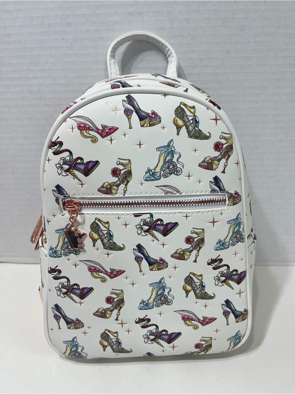 LOUNGEFLY Disney Princess heels shoes backpack NWT Rare